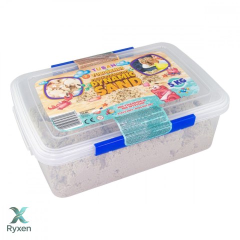 Piasek dynamiczny 5kg w pudełku, naturalny TUBAN