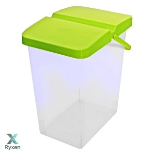Pojemnik na proszek lub karmę 10l BranQ limonka BranQ