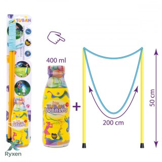 Sznurek do wielkich baniek + płyn 400 ml TUBAN