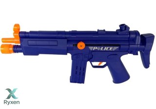 Zestaw Policyjny Karabin Odgłosy Strzelania Naciąg LEAN TOYS