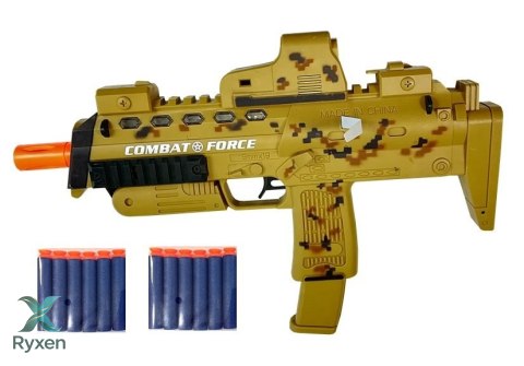 Zestaw Wojskowy Pistolet na strzałki MP7 LEAN TOYS