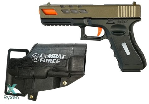 Zestaw Wojskowy Pistolet na strzałki MP7 LEAN TOYS