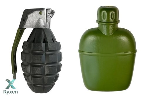 Zestaw Wojskowy Pistolet na strzałki MP7 LEAN TOYS