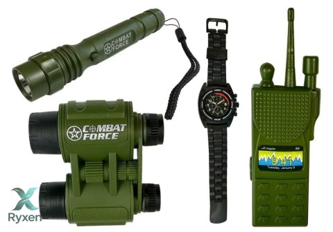 Zestaw Wojskowy Pistolet na strzałki MP7 LEAN TOYS