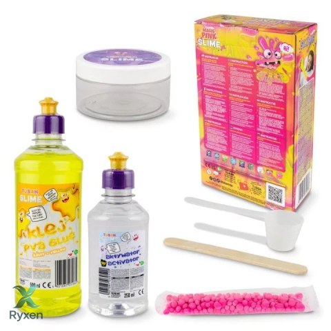 Zestaw slime diy magic pink xl TUBAN