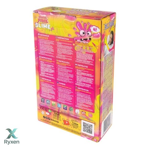 Zestaw slime diy magic pink xl TUBAN