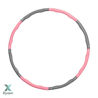 Hula Hop odchudzające koło 95cm, różowe, REBEL ACTIVE Rebel