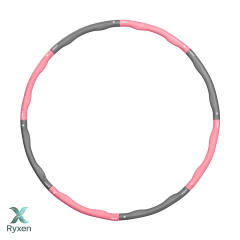 Hula Hop odchudzające koło 95cm, różowe, REBEL ACTIVE Rebel