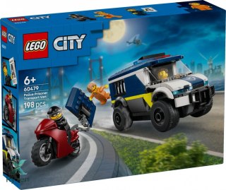 Klocki city 60479 furgonetka policyjnego konwoju więziennego LEGO