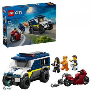 Klocki city 60479 furgonetka policyjnego konwoju więziennego LEGO