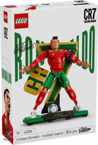 Klocki editions 43016 cristiano ronaldo - piłkarska legenda LEGO