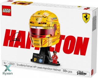 Klocki editions 43022 kask lewis hamilton scuderia ferrari hp LEGO