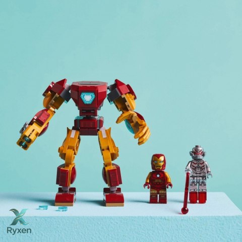 Klocki super heroes 76307 mech iron mana kontra ultron LEGO