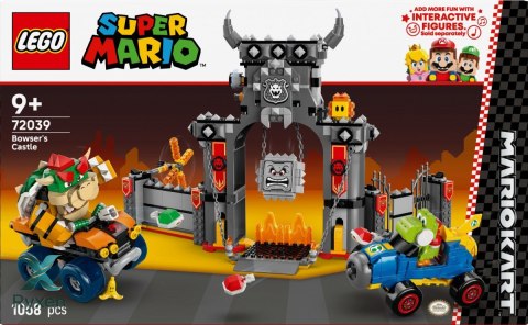 Klocki super mario 72039 mario kart bowser i jego zamek LEGO
