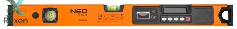 Poziomnica z wyświetlaczem elektronicznym 60 cm NEO TOOLS