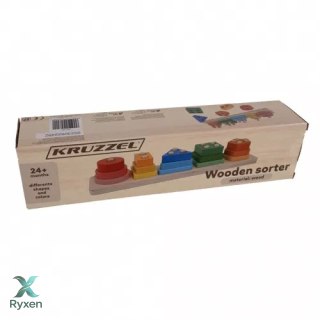 Sorter- układanka drewniana Kruzzel 22492 KRUZZEL