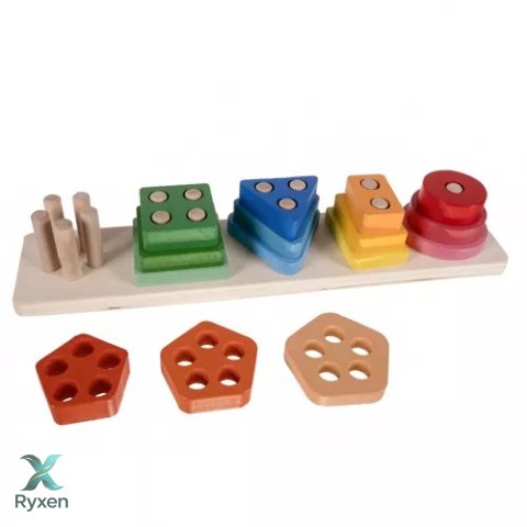 Sorter- układanka drewniana Kruzzel 22492 KRUZZEL