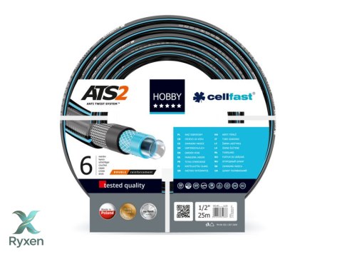 Wąż ogrodowy Cellfast Hobby ATS2 1/2" 25m CELLFAST