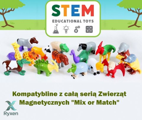 Zestaw malik malblo magnetic zwierzęta z dżungli MALIK