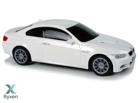 Auto Zdalnie Sterowane BMW M3 Białe Pilot Kierownica 1:18 Dźwięk Światła LEAN TOYS