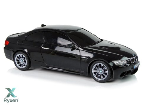 Auto Zdalnie Sterowane BMW M3 Czarny Pilot Kierownica 1:18 Dźwięk Światła LEAN TOYS