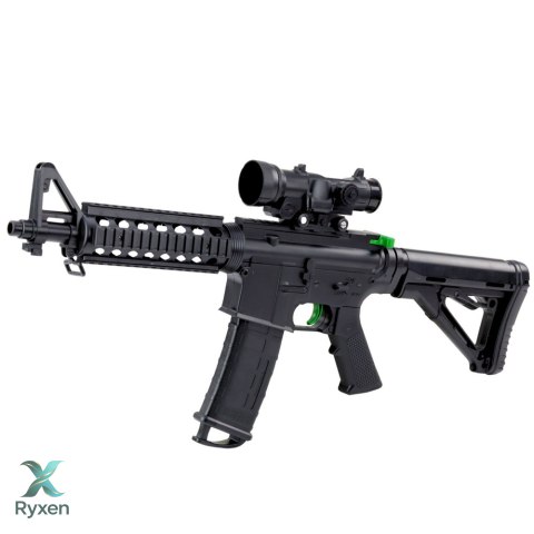 Karabin Szturmowy Na Kulki Wodne Hydrożelowe Celownik Okulary Czarny 86cm LEAN TOYS