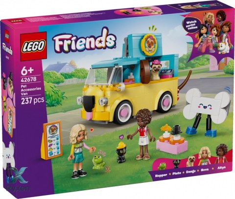 Klocki friends 42678 furgonetka z akcesoriami dla zwierząt LEGO