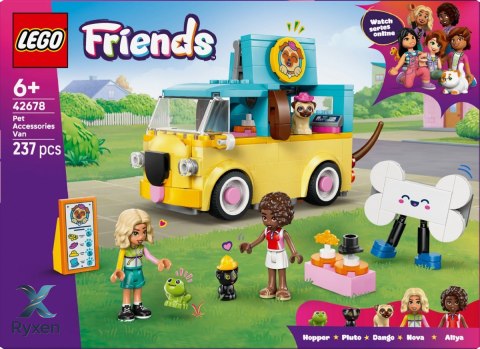 Klocki friends 42678 furgonetka z akcesoriami dla zwierząt LEGO