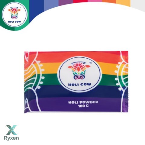 Kolorowy proszek Holi zestaw10x100g Holi Cow 27334 HOLI COW