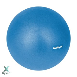 Mini piłka gimnastyczna do pilates rehabilitacyjna 25cm, kolor niebieski , REBEL ACTIVE Rebel