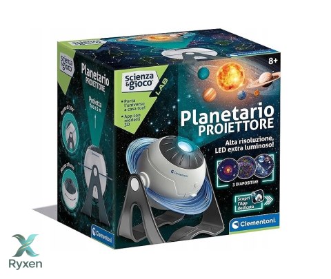 Naukowa Zabawa Interaktywny Rzutnik Planetarium Język Polski Clementoni 50871 CLEMENTONI