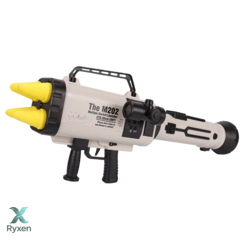 Ogromna Wyrzutnia Rakiet M202 Pociski Gąbkowe 68cm LEAN TOYS