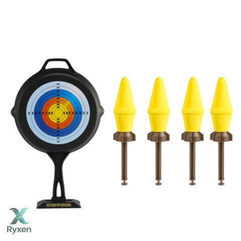 Ogromna Wyrzutnia Rakiet M202 Pociski Gąbkowe 68cm LEAN TOYS