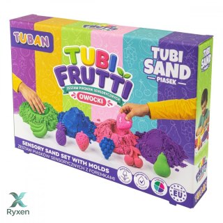 Piasek sensoryczny - zestaw tubi frutti TUBAN