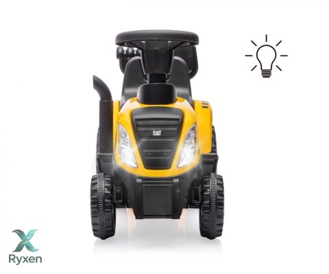 Pojazd cat traktor z przyczepą żółty jeździk MILLY MALLY
