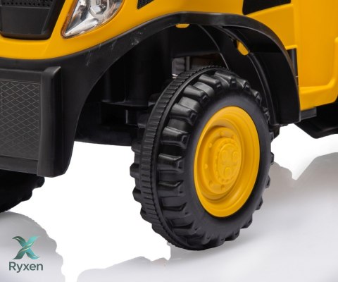 Pojazd cat traktor z przyczepą żółty jeździk MILLY MALLY