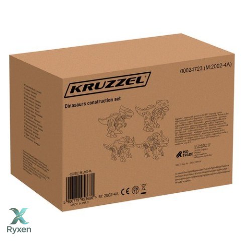 Zestaw konstrukcyjny - dinozaury 24723 KRUZZEL