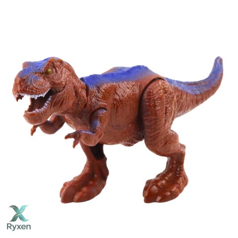 Ciężarówka Transport Dinozaurów Figurka Dinozaura Światła Dźwięki Zielona LEAN TOYS
