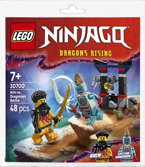 Klocki ninjago 30700 bitwa arina z dragonem LEGO