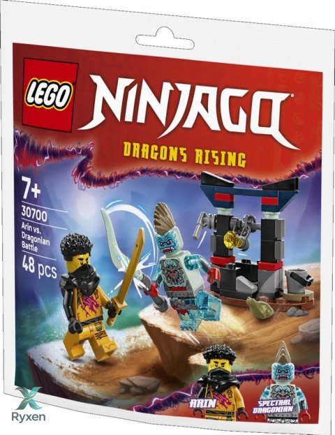 Klocki ninjago 30700 bitwa arina z dragonem LEGO