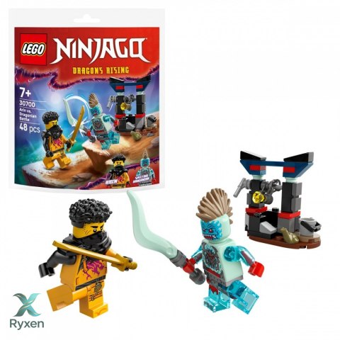 Klocki ninjago 30700 bitwa arina z dragonem LEGO