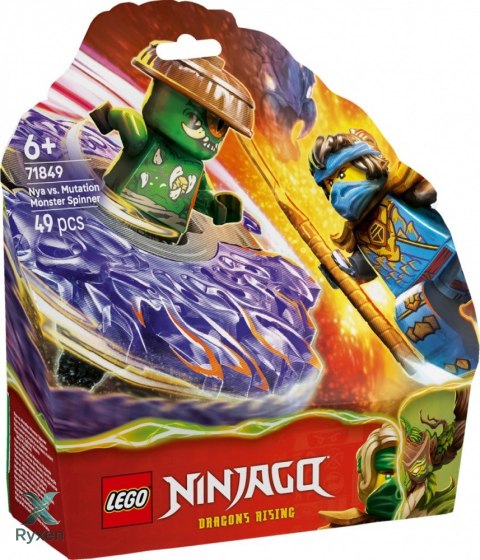 Klocki ninjago 71849 nya kontra zmutowany potwór na spinnerze LEGO