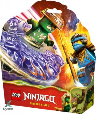 Klocki ninjago 71849 nya kontra zmutowany potwór na spinnerze LEGO