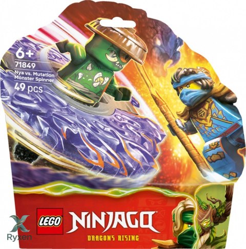 Klocki ninjago 71849 nya kontra zmutowany potwór na spinnerze LEGO