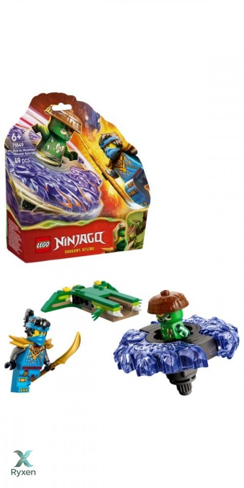 Klocki ninjago 71849 nya kontra zmutowany potwór na spinnerze LEGO
