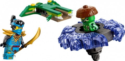 Klocki ninjago 71849 nya kontra zmutowany potwór na spinnerze LEGO