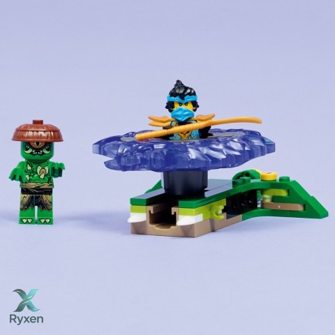 Klocki ninjago 71849 nya kontra zmutowany potwór na spinnerze LEGO