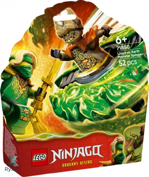 Klocki ninjago 71850 lloyd kontra ziemny potwór na spinnerze LEGO