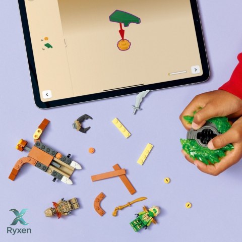Klocki ninjago 71850 lloyd kontra ziemny potwór na spinnerze LEGO