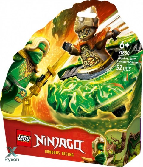 Klocki ninjago 71850 lloyd kontra ziemny potwór na spinnerze LEGO
